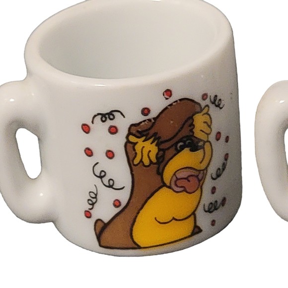 Lot Of 7 Vtg Gumball Machine Prizes Multicolor Ceramic Cups Pot Tea Set For Kids - Picture 6 of 12